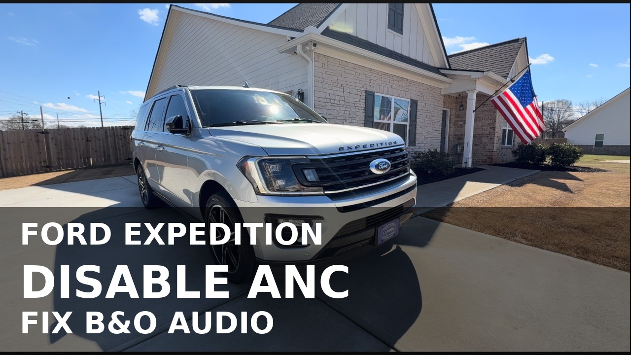2021 Ford Expedition Subwoofer Install: Disable ANC & Engine Sound