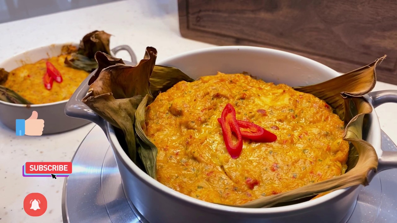Homemade Nyonya Otak-Otak 微辣版的烤娘惹乌达乌达 (Baked Nyonya Fish Custard