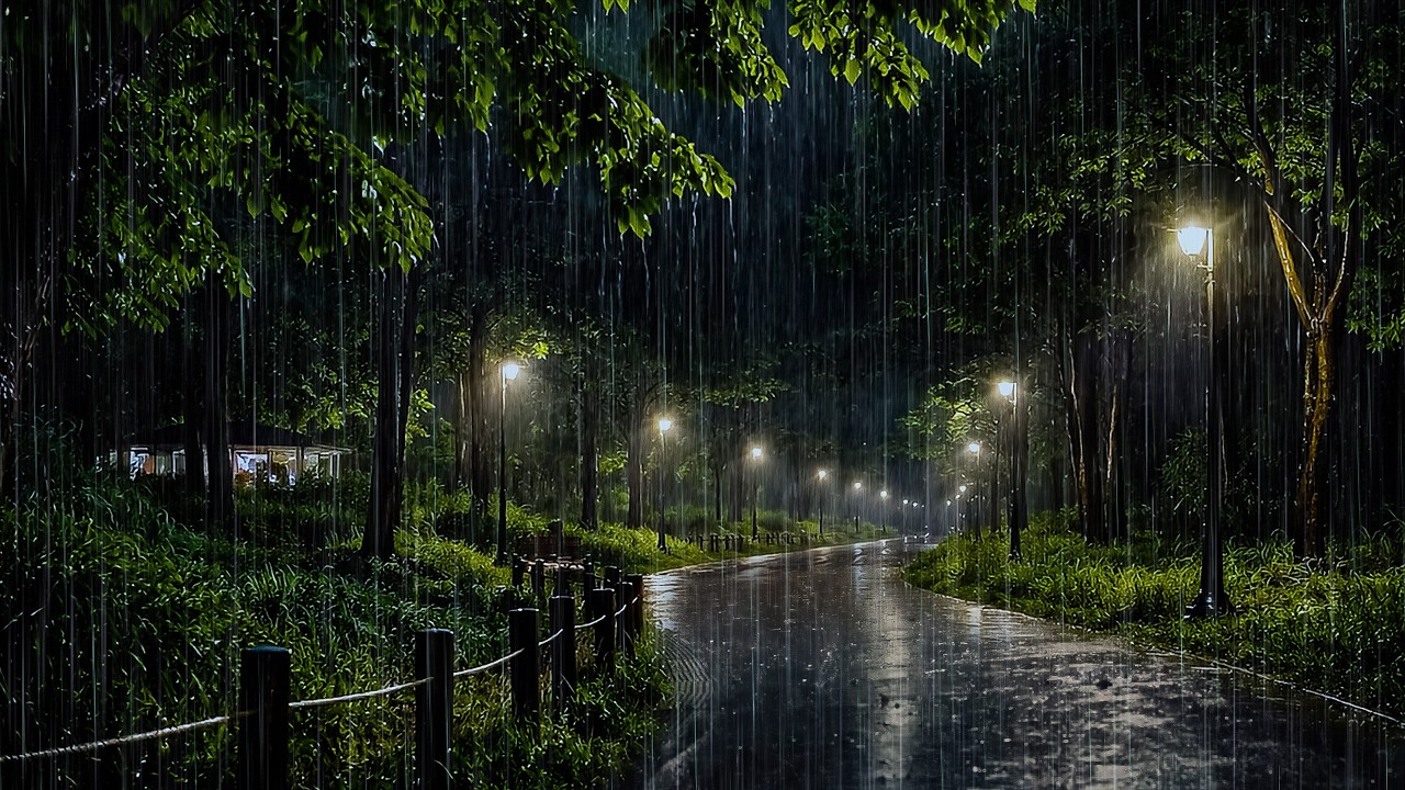 Top Choice Rain Sounds for Sleeping | Gentle Rain on Forest Path | ASMR Rain to Insomnia