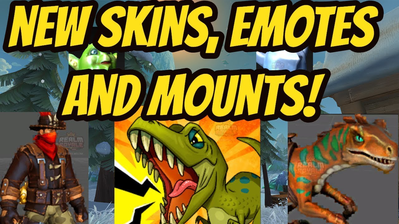 REALM ROYALE Test Server NEW Patch notes Review HITBOX Testing  - LEAKED Skins - Datamining content!