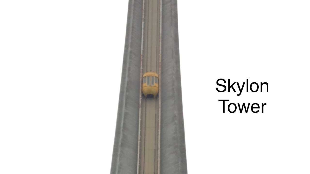 Awesome Otis Series M2 High-Speed Glass Elevators at Skylon Tower in Niagara Falls, ON.