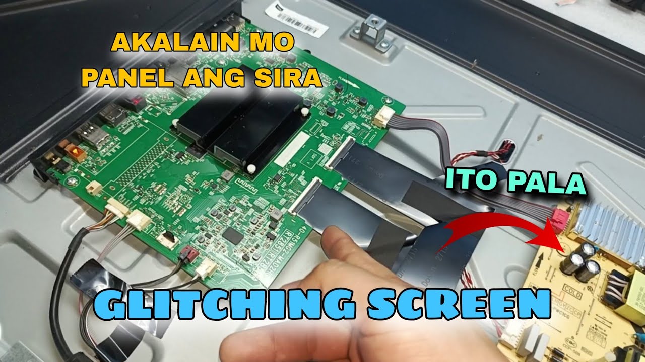 TCL 50C725 GOOGLE TV GLITCHING SCREEN PROBLEM! AKALA KO PANEL ANG SIRA..