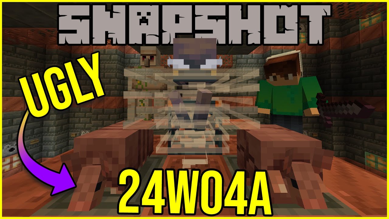 Minecraft Armadillos Are Much Cuter Than Real Ones | Snapshot 24W04A