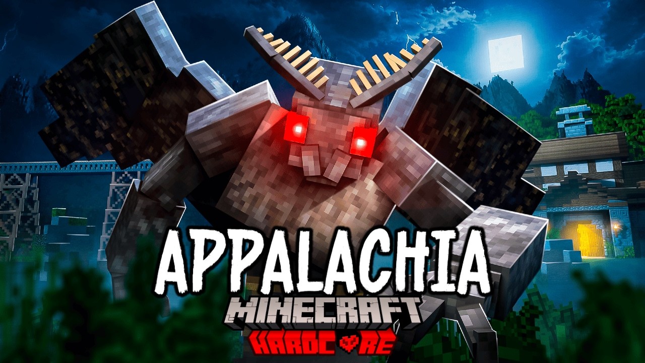 I Survived 100 Days in APPALACHIA in Hardcore Minecraft!
