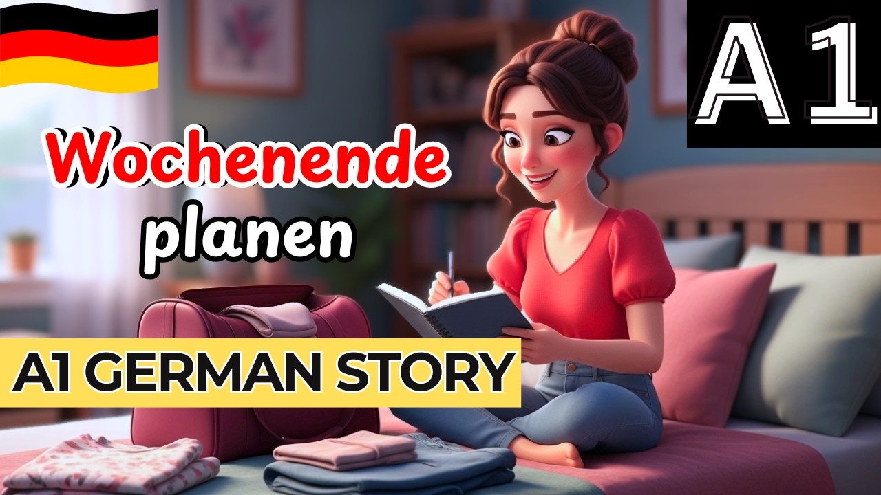 Learn German A1 | Weekend Planning Story | Easy German (For Beginners)