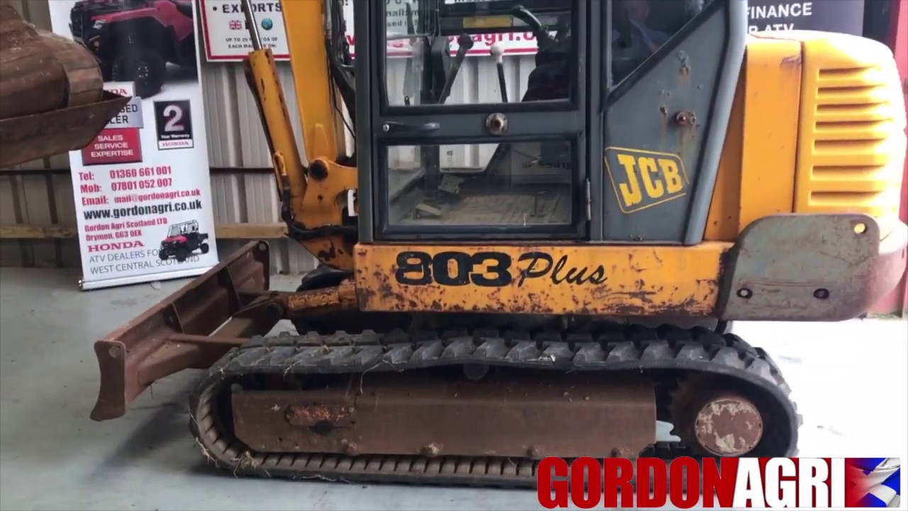 JCB 803 Plus Mini Excavator 1998