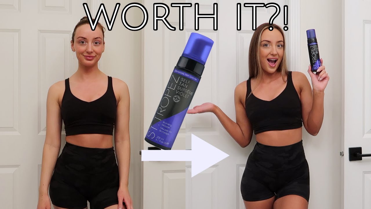 St.Tropez Self Tan Supreme Violet Mousse Review + Demo!