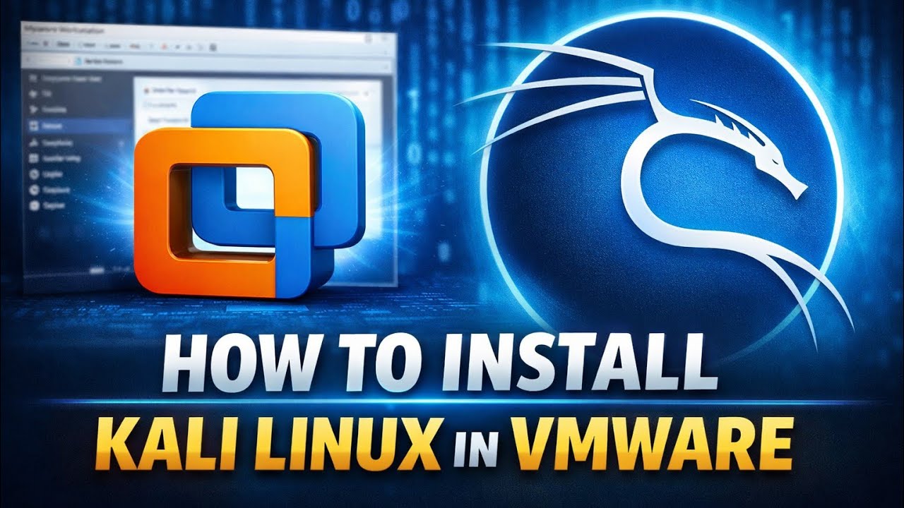 How to install kali Linux 2026.1 in VMware #kalilinux #vmware #cybersecurity #