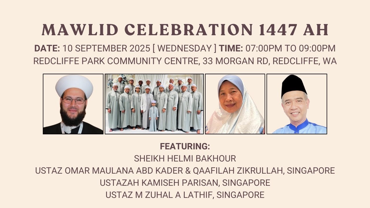MAWLID CELEBRATION 1447 AH @REDCLIFFE