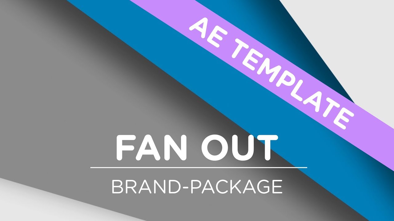 (Free) Fan Out - AE Template