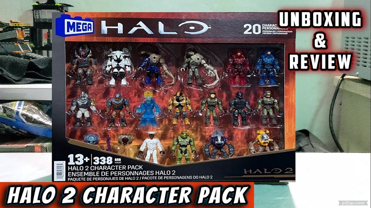 HALO MEGA Halo 2 Character Pack [Halo 2 anniversay pack] HXL07 Review en ESPAÑOL