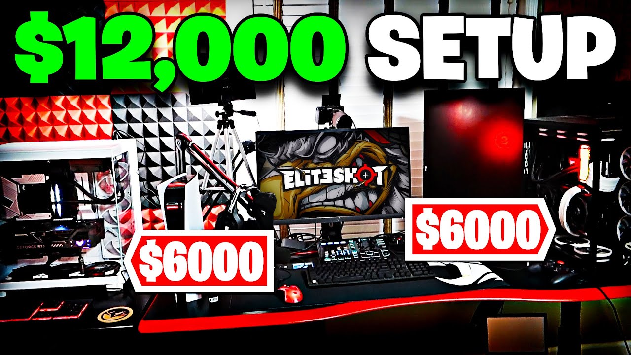 MY $12,000 DUAL PC SETUP! 🤯