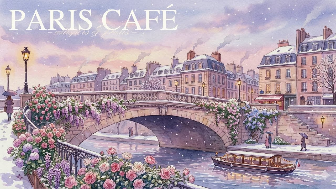 𝐏𝐀𝐑𝐈𝐒 𝐂𝐀𝐅𝐄́ 🗼 French Instrumental Music — Coffee Playlist | Romantic Valentine's Day