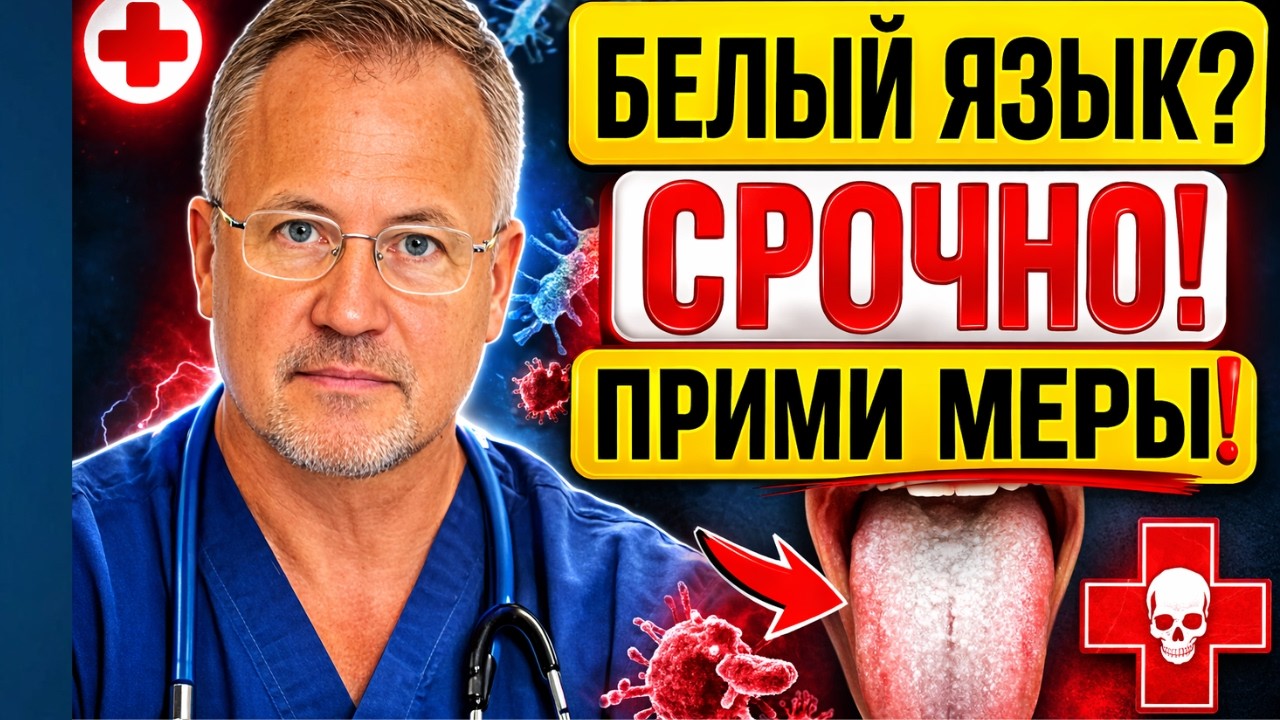 Белый налет на языке — это не грязь, а грибок! | Мощная мотивационная Ристарха Игнатьевича Вавилова