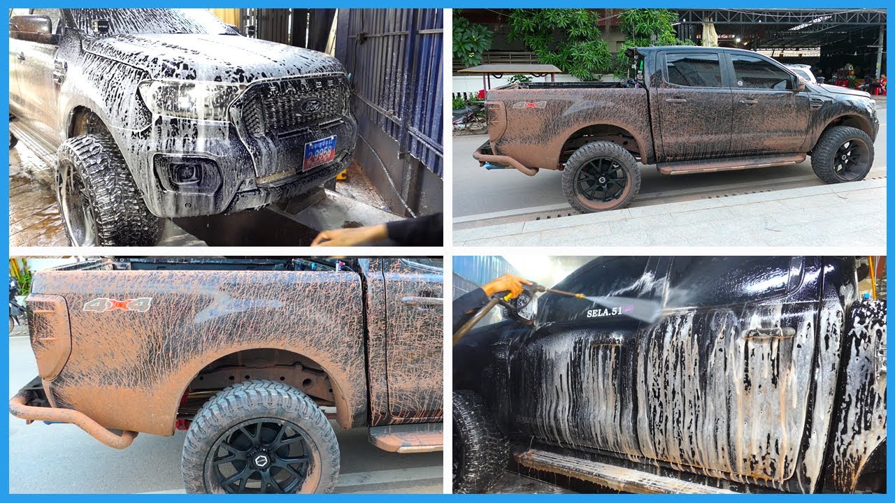Dirtiest Ford Ranger 4x4 Ever?​ Watch This Satisfying Wash