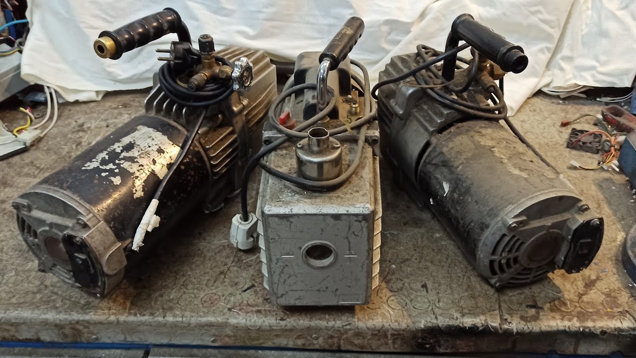 scrapping 3 vacuum pumps for copper , aluminium and brass....