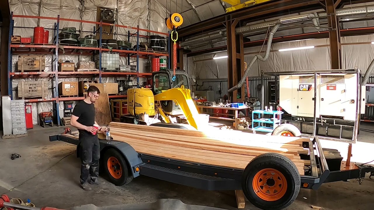 Trailer gets to the finish line!