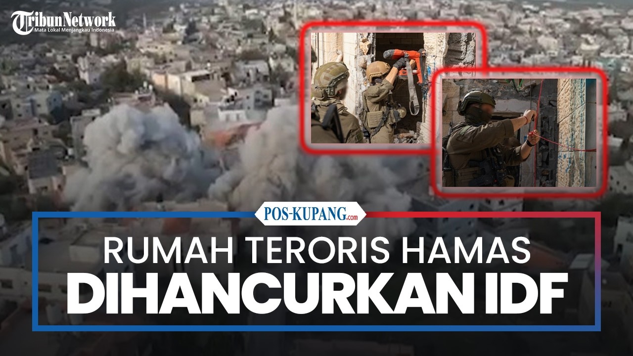 IDF Hancurkan Rumah Teroris Hamas Pelaku Dua Teror Mematikan di Tepi Barat