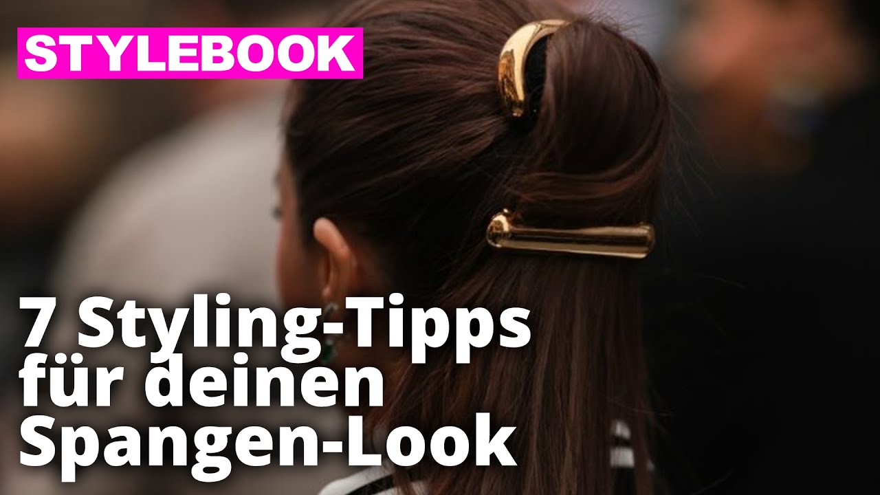 Frisuren mit Haarspangen | STYLEBOOK