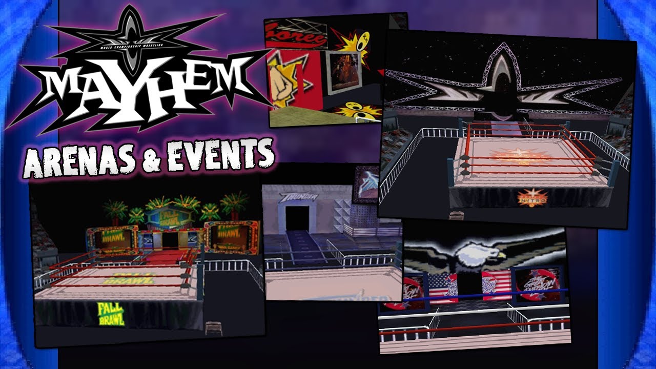 WCW Mayhem - Arenas & Events