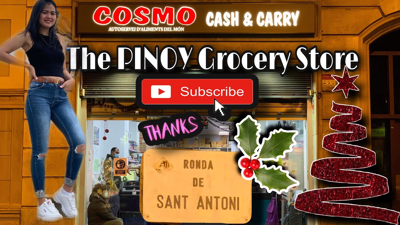 ONE OF PINOY/ASIAN STORE || BARCELONA 🇪🇸