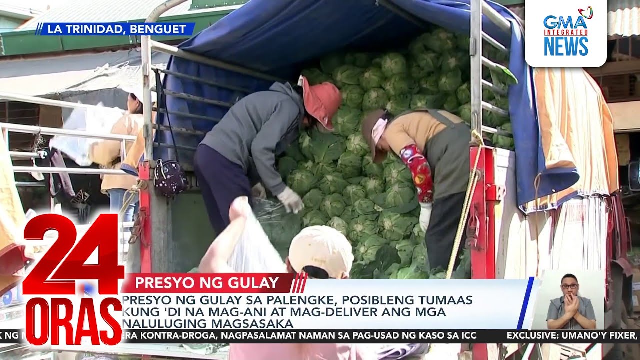 Presyo ng gulay sa palengke, posibleng tumaas kung ‘di na mag-ani at mag-deliver... | 24 Oras