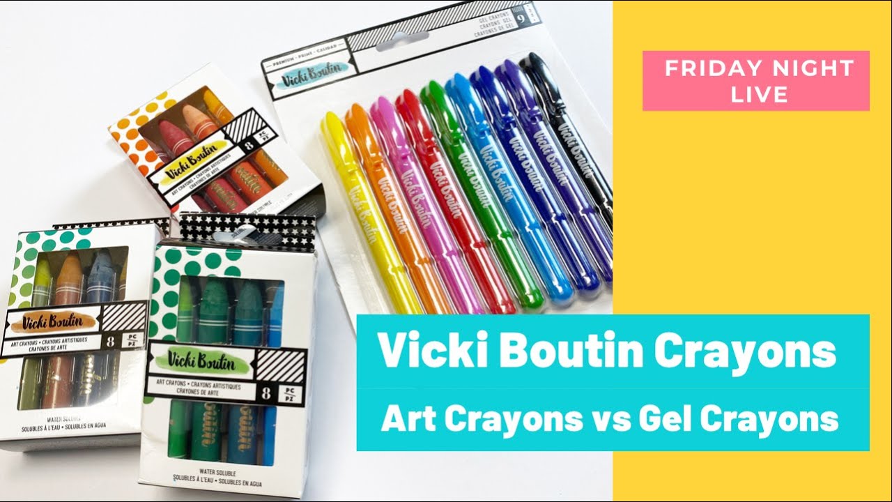FNL: Vicki Boutin Art Crayons vs Gel Crayons