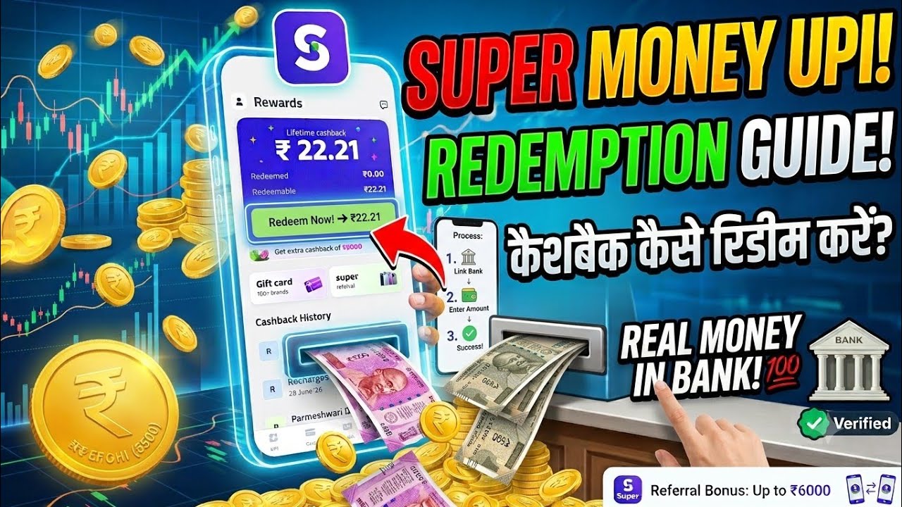 How To Claim Cashback on Supermoney UPI App | Redeem Supermoney UPI Cashback
