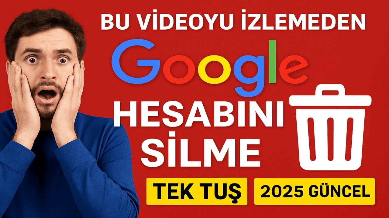 Google Hesap Silme Yöntemi Tek Tuşla (PÜF NOKTALAR  ÇOK ÖNEMLİ)