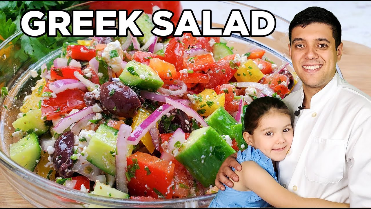 How to Make Greek Salad with Dressing [Traditional Recipe]