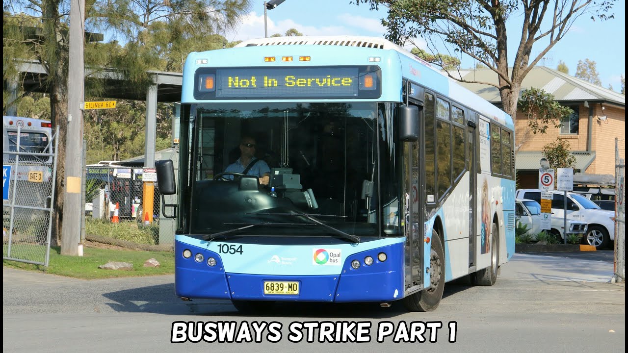 Автобусный блог Сиднея 32: Забастовка на автобусных маршрутах, часть 1