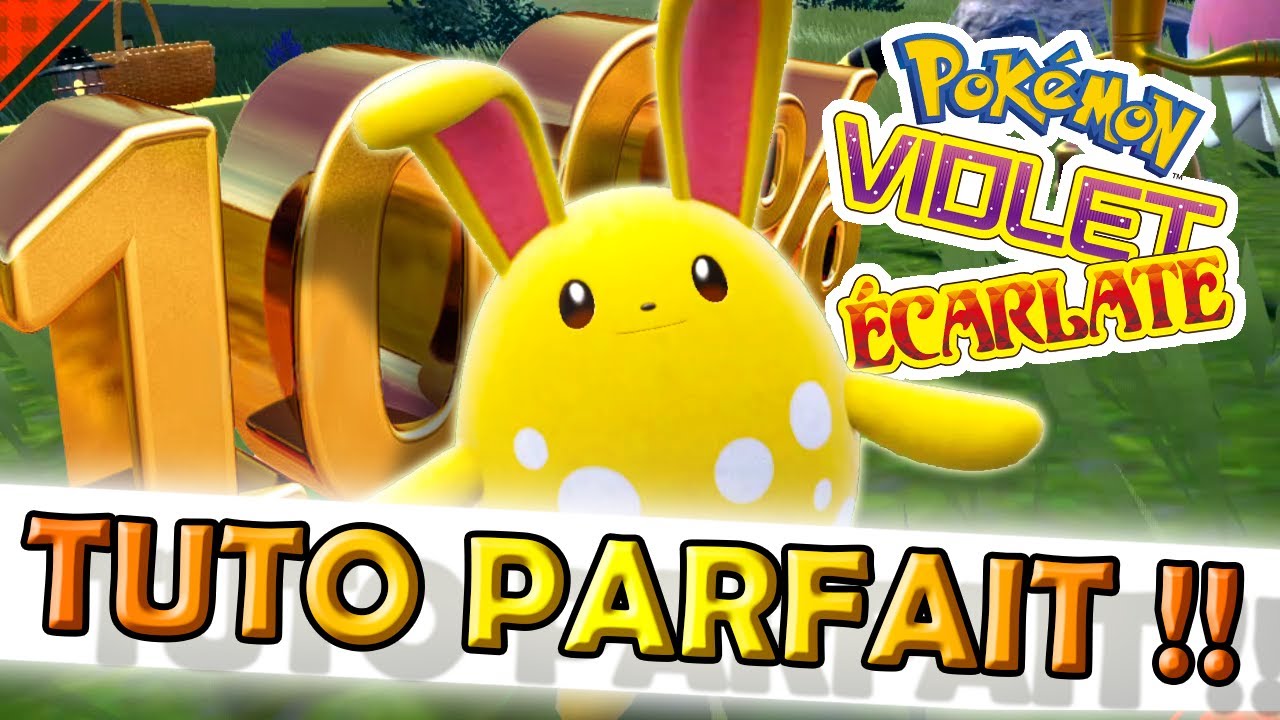 CRÉER son POKÉMON PARFAIT en QUELQUES MINUTES sur POKÉMON VIOLET & ÉCARLATE !! ( TUTO STRAT )