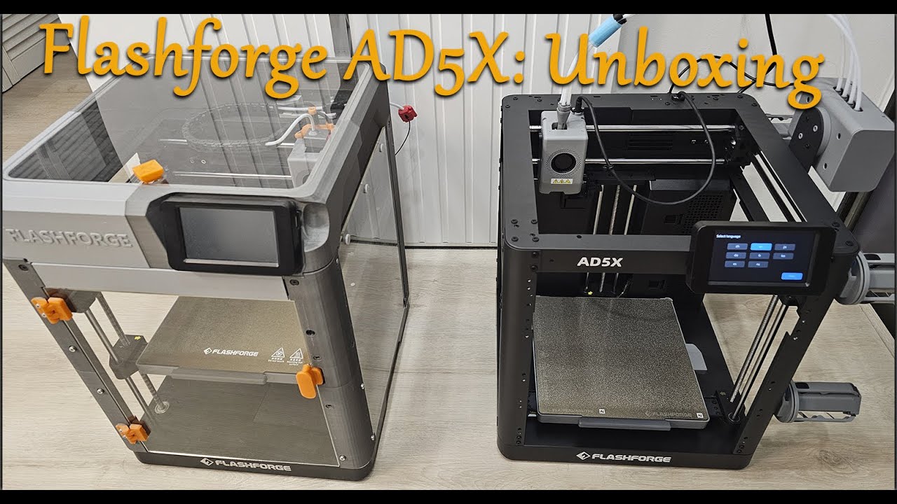 Flashforge AD5X: Unboxing, Настройка, Печать!