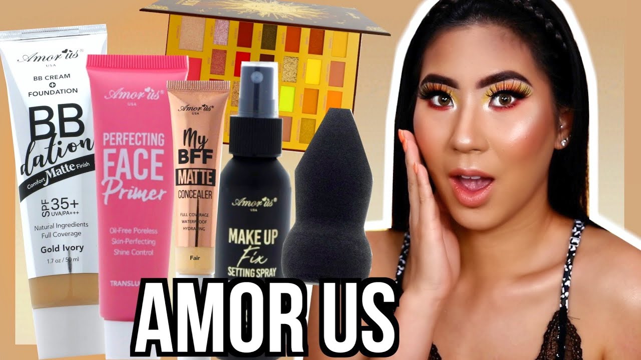 PROBANDO MAQUILLAJE DE AMOR US.. ME MANDARON LA ORDEN INCOMPLETA😏