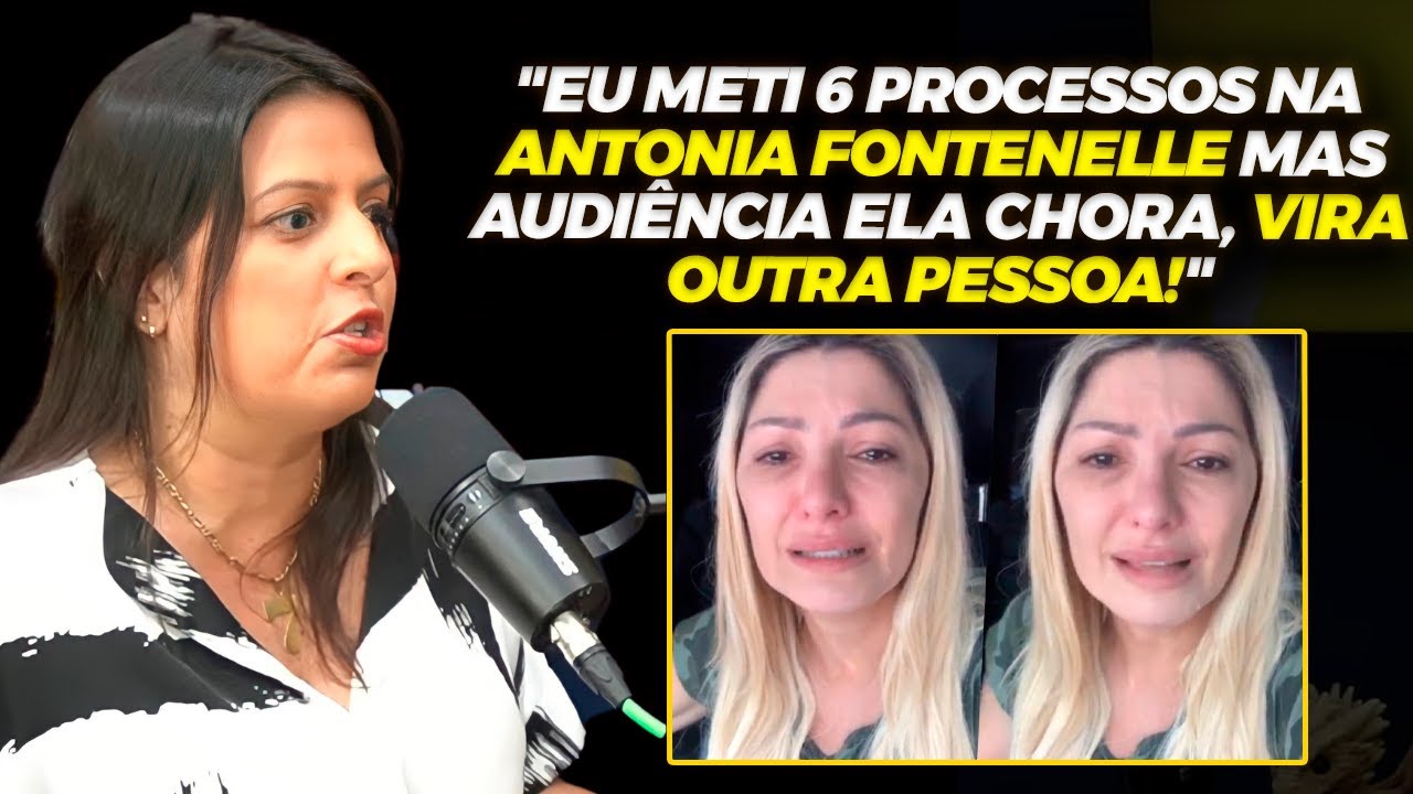 FÁBIA OLIVEIRA SOBRE ANTONIA FONTENELLE: PROCESSEI 6 VEZES! O NOME REAL DELA É...