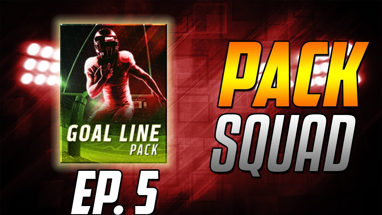 GOAL LINE PACKS!-Pack Squad Ep.5-Madden Mobile 17