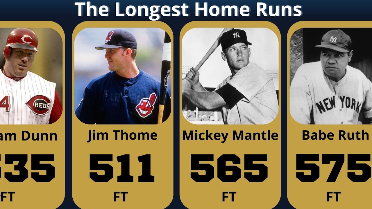 The Longest Home Runs Ever Hit in MLB!