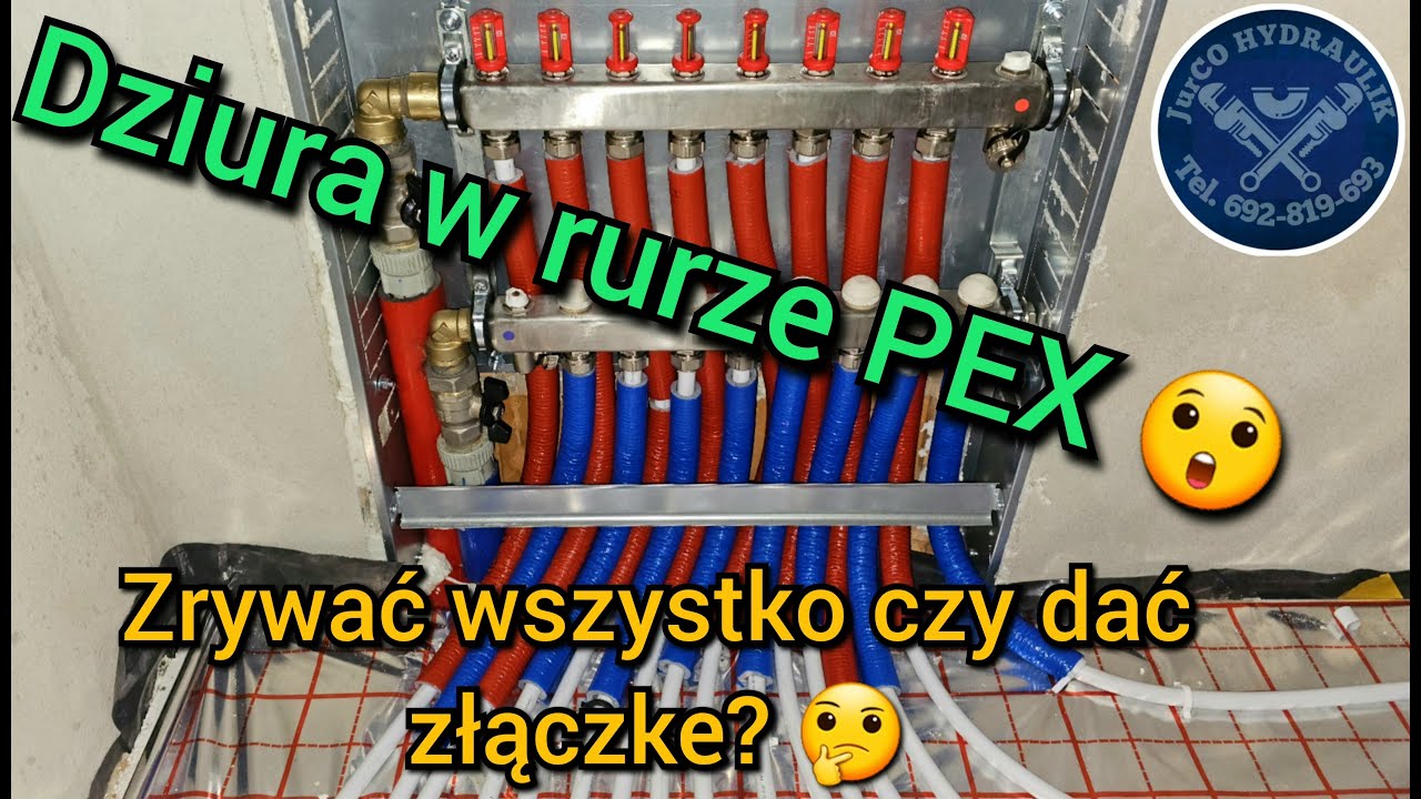Dziura w rurze PEX 😲 Jak ułożyć ogrzewanie podłogowe? Poradnik i projekt podłogówki! System HERZ!