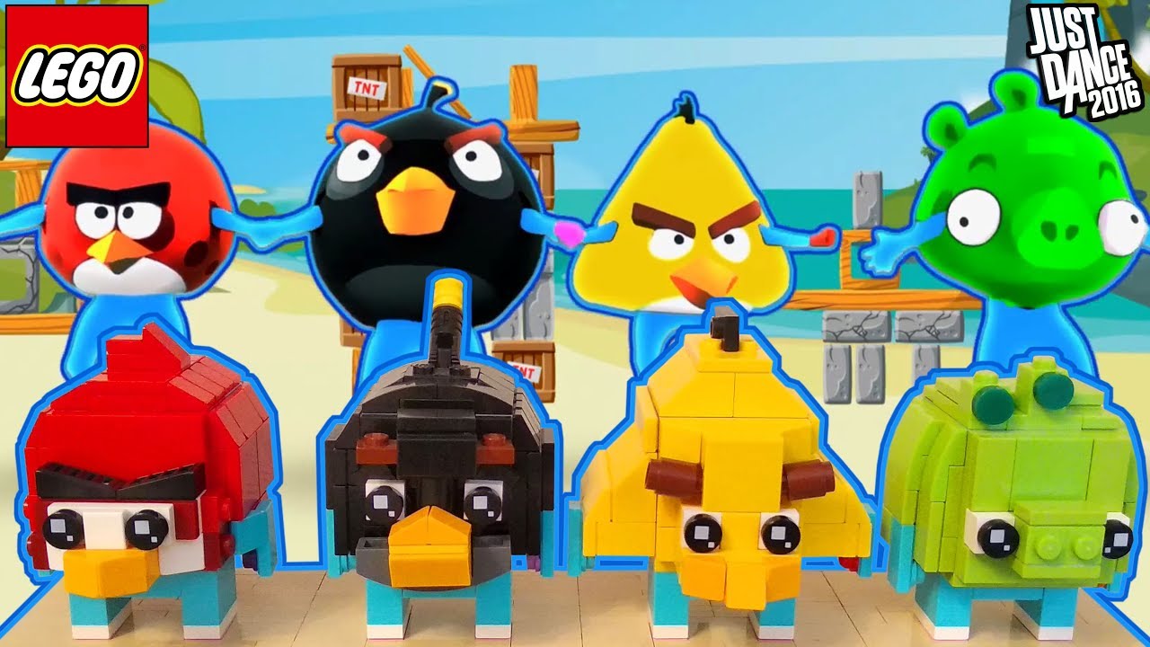 HOW TO BUILD - LEGO BALKAN BLAST REMIX (ANGRY BIRDS) | BRICKHEADZ FROM JUST DANCE 2016!!!
