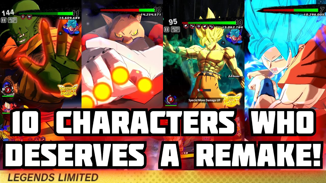 10 CHARACTERS WHO DESERVE NEW SPARKING/LF ( DRAGON BALL LEGENDS )