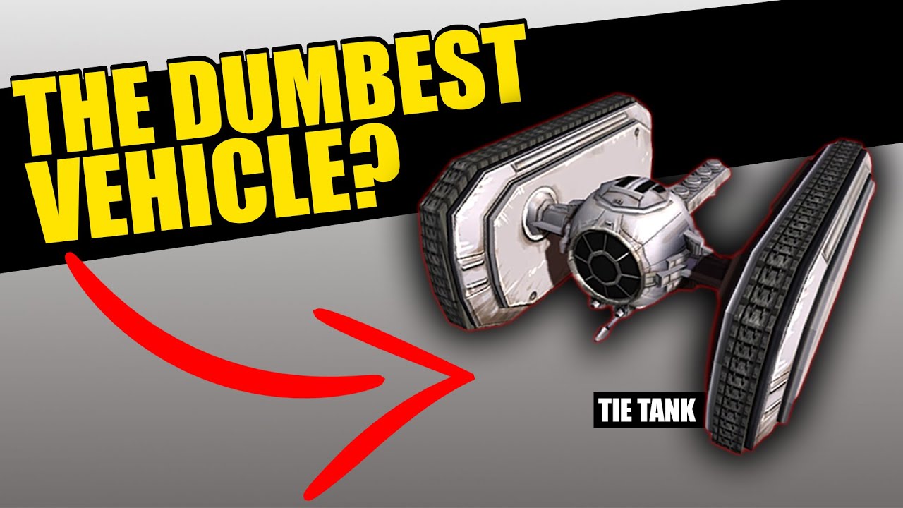 The Dumbest Vehicle in Star Wars History? -- The 'Tie Tank' Explained