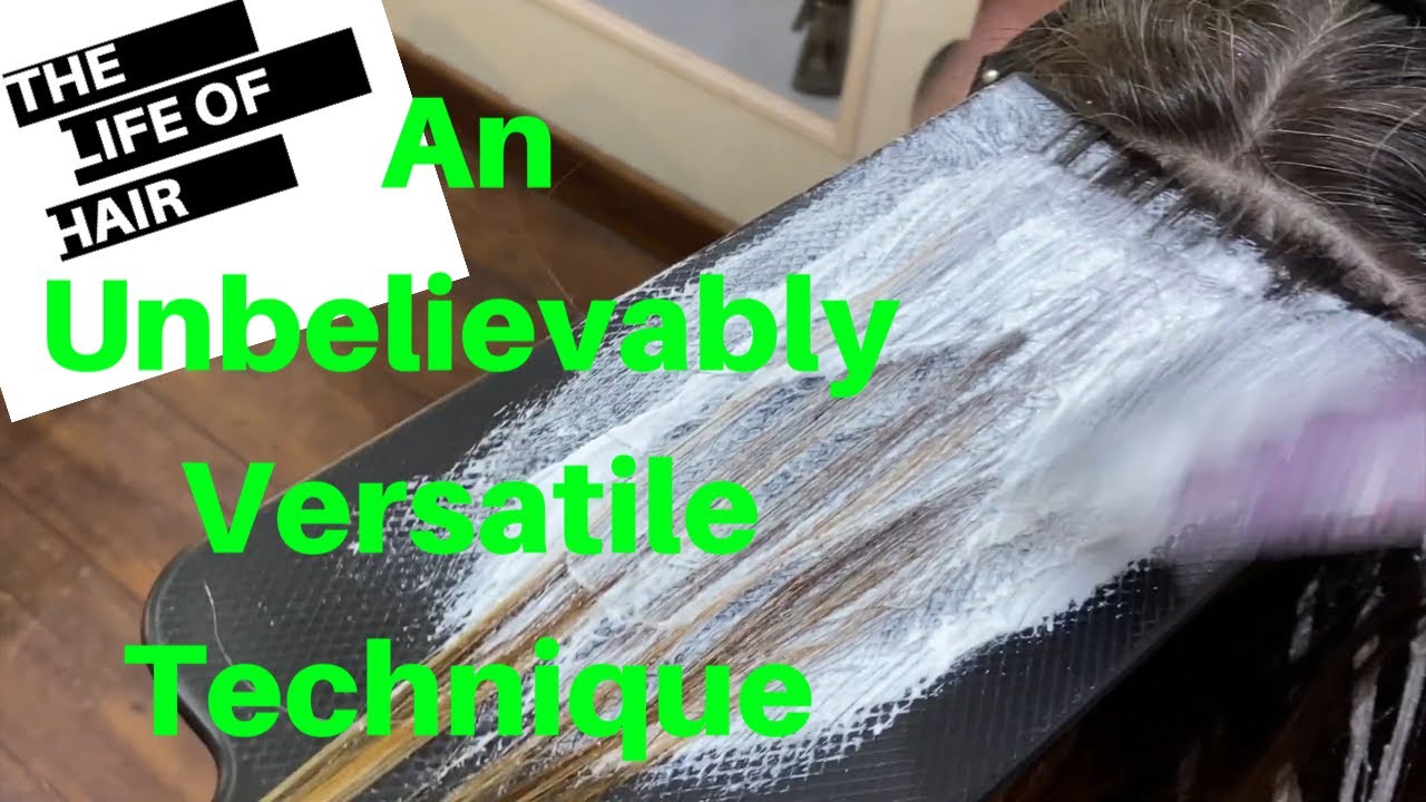 Freehand Highlight Balayage | Foil Highlights Money Piece
