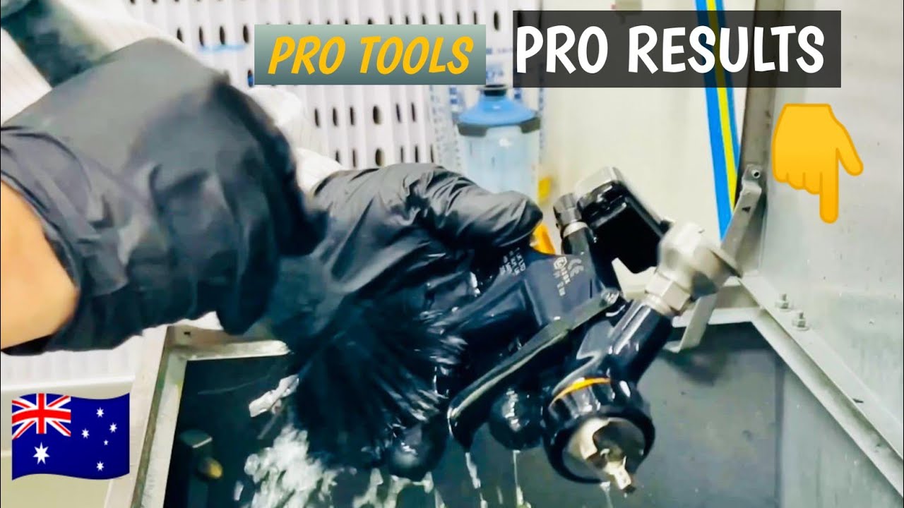 Auto Spray Gun Cleaner | Pro Bodyshop Tool Sherwin williams traning centre Australia Uni-ram CISCENE