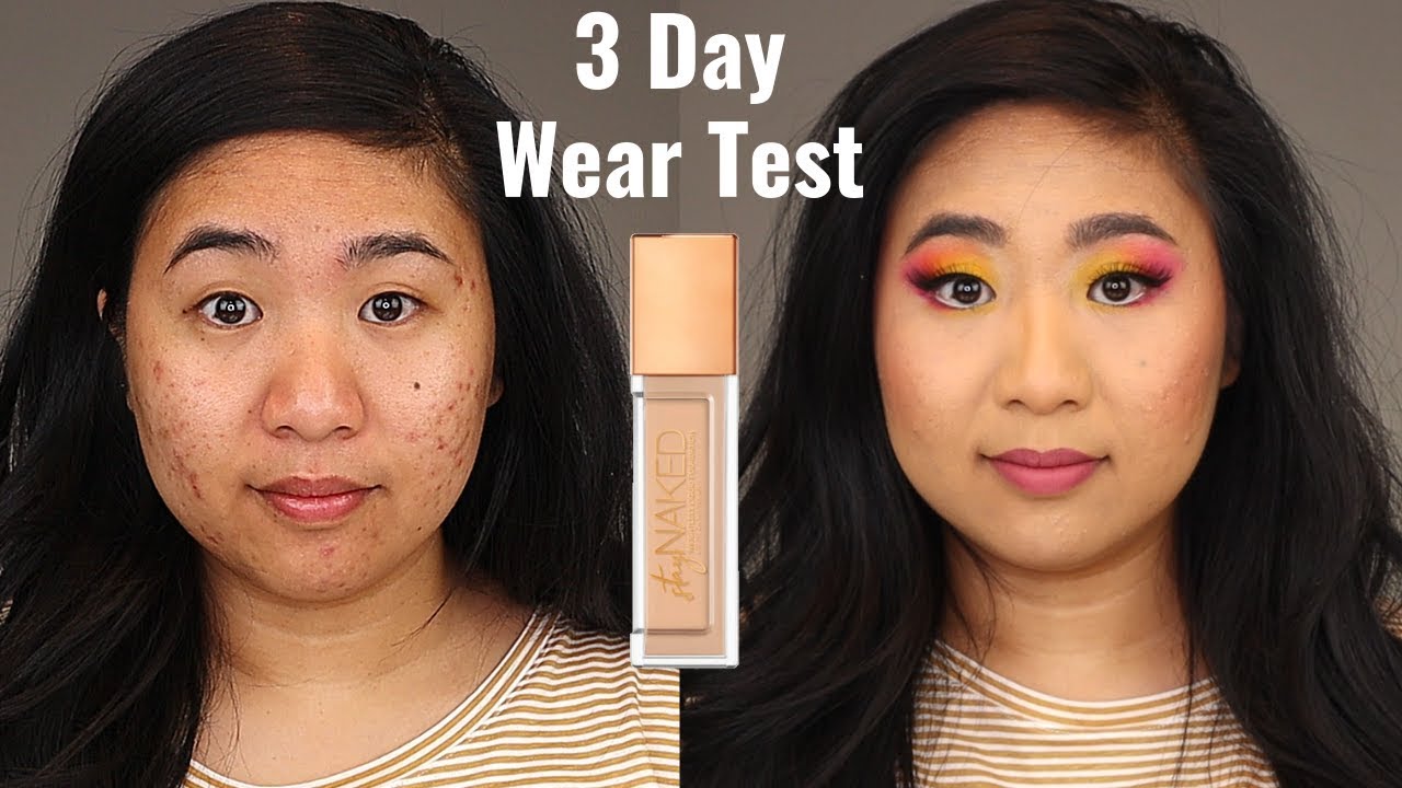 Urban Decay Stay Naked Weightless Foundation For Oily Skin | 3 DAY Wear Test!