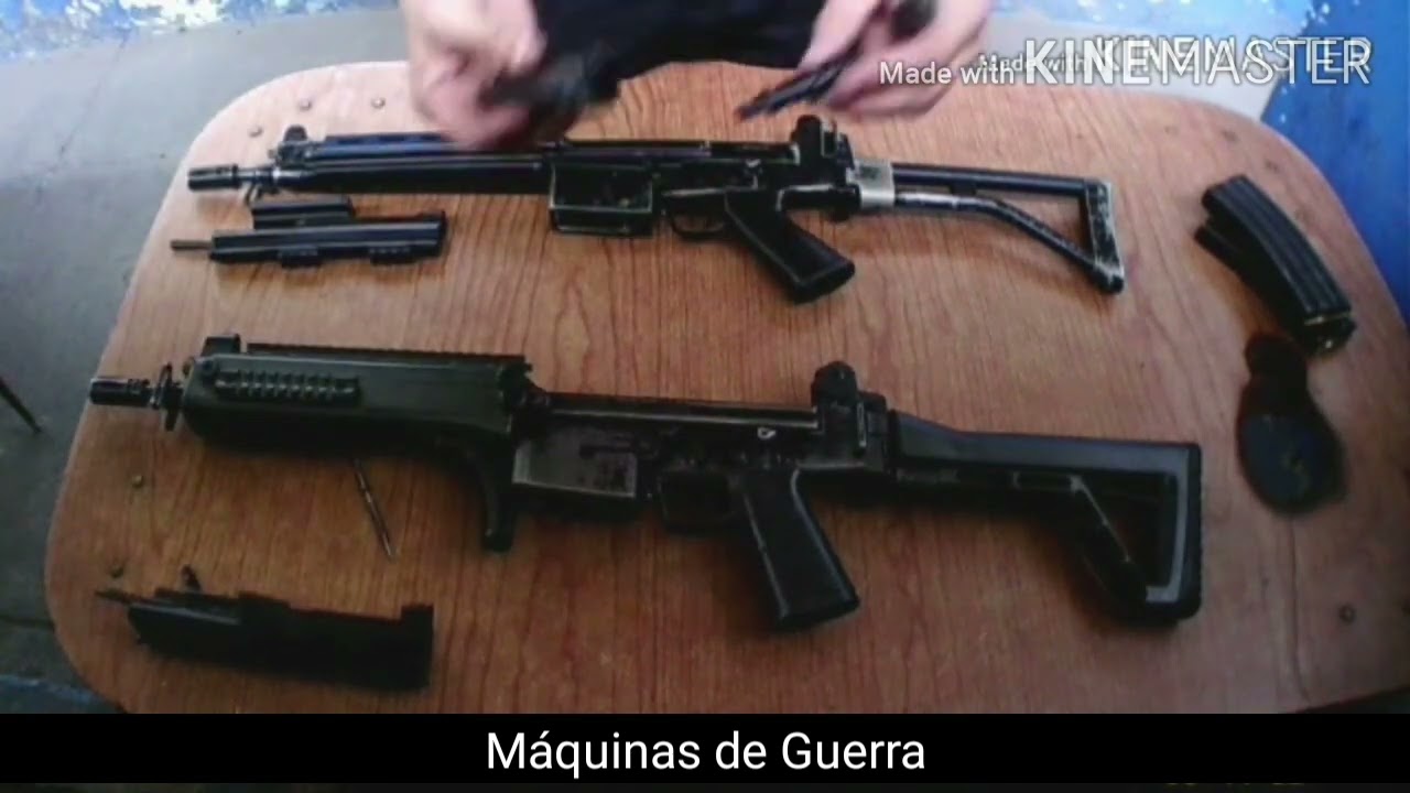 Fuzil IMBEL iA2 5.56 comparado ao IMBEL MD97