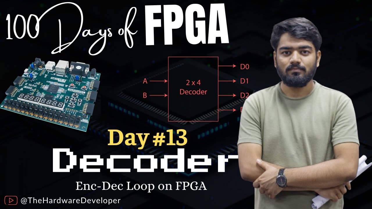 Как реализовать декодер на ПЛИС | 100 дней FPGA