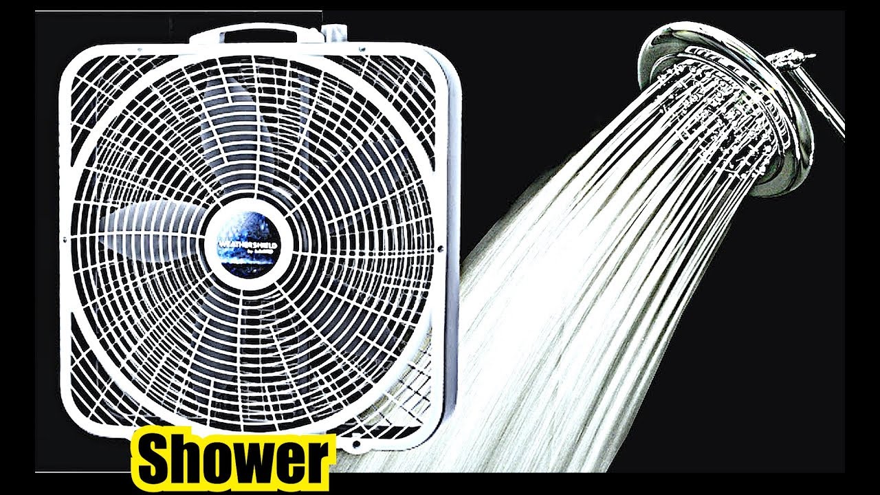 Fan + Shower Noise = 10 Hours of SHOWER SOUND + FAN SOUND