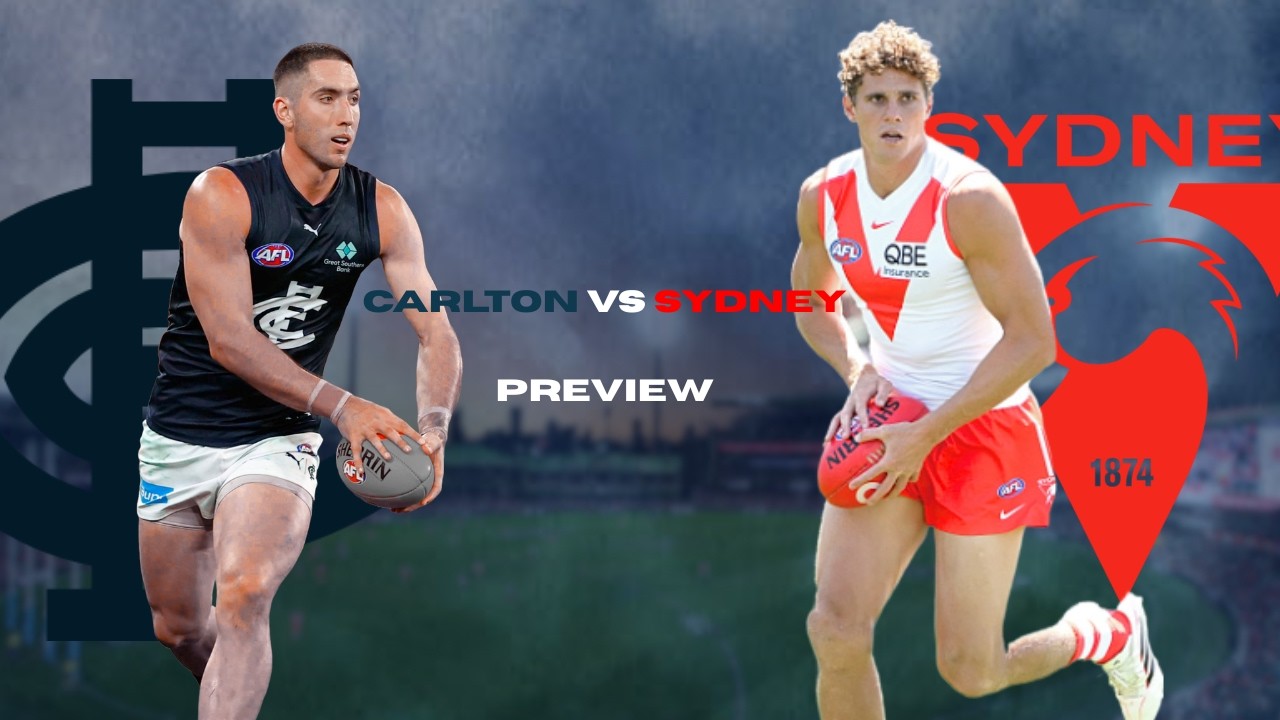 Carlton Vs Sydney Opening Round Preview + Team Selection Predictions | Bluethentic