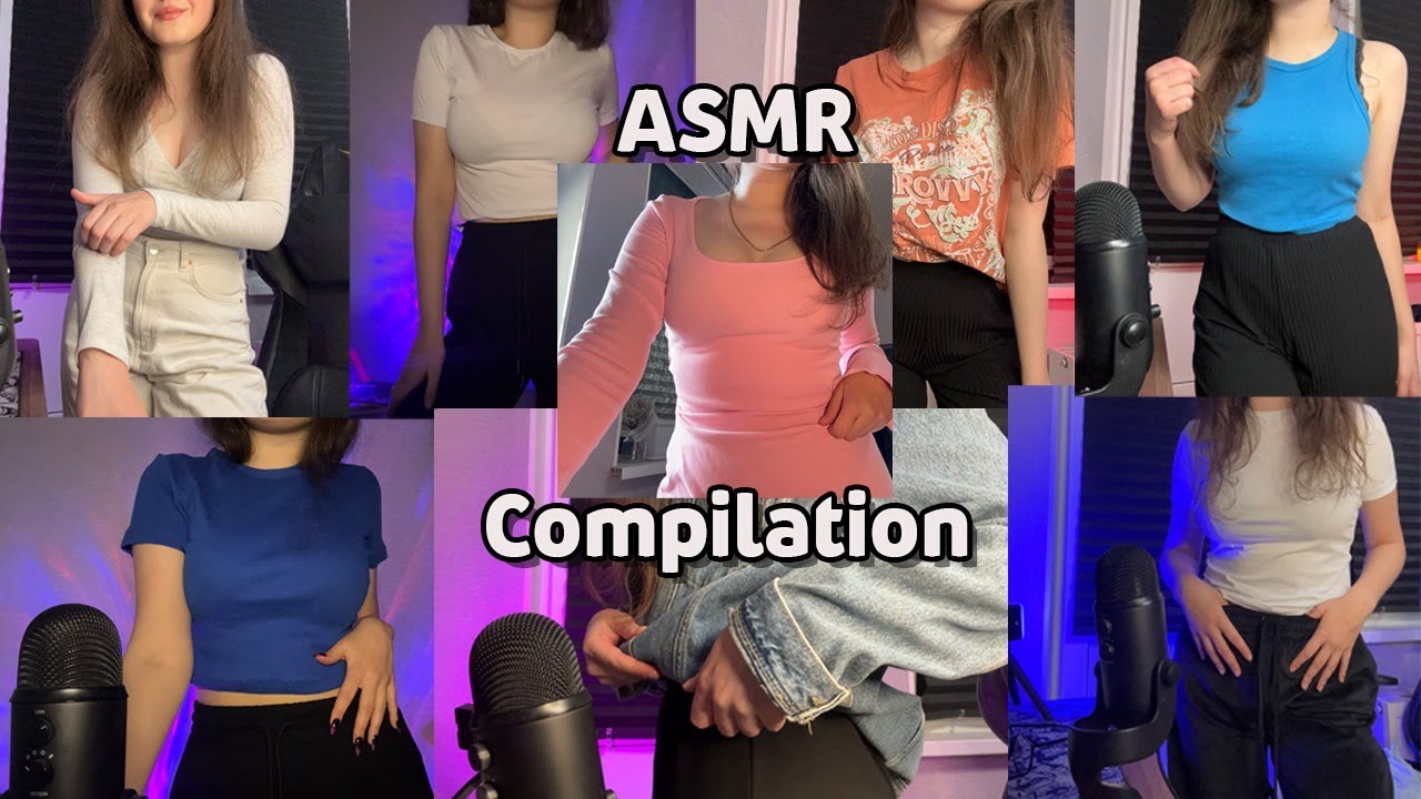 MEGA FABRIC SCRATCHING 👗💙 ASMR COMPILATION *1 hour*