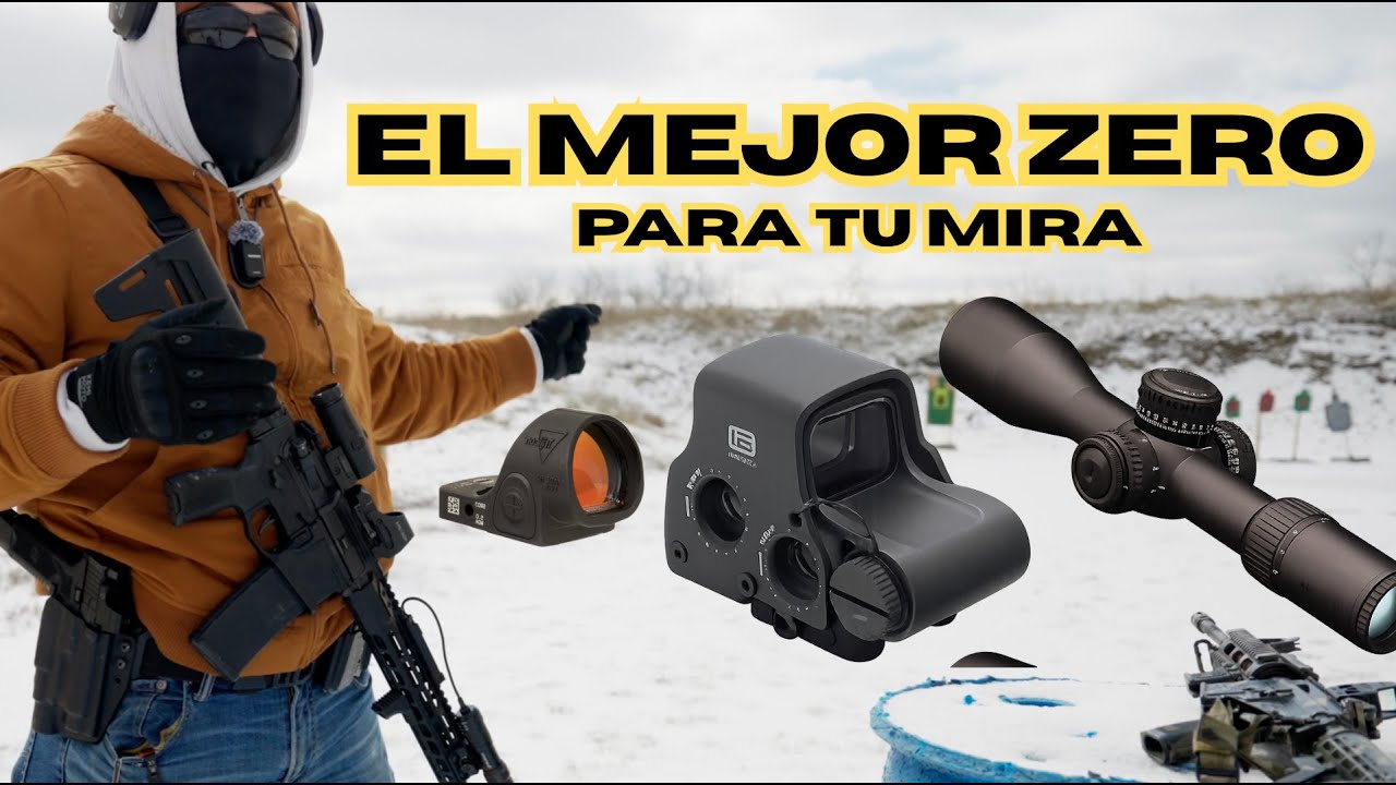 COMO PONER A ZERO TU MIRA HOLOGRAFICA, TELESCOPICA, A QUE DISTANCIA HACERLO Y TODO SOBRE LAS OPTICAS